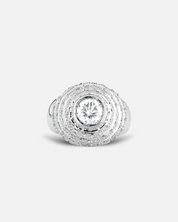 Eruption Diamond Dome Ring