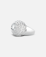 Eruption Diamond Dome Ring
