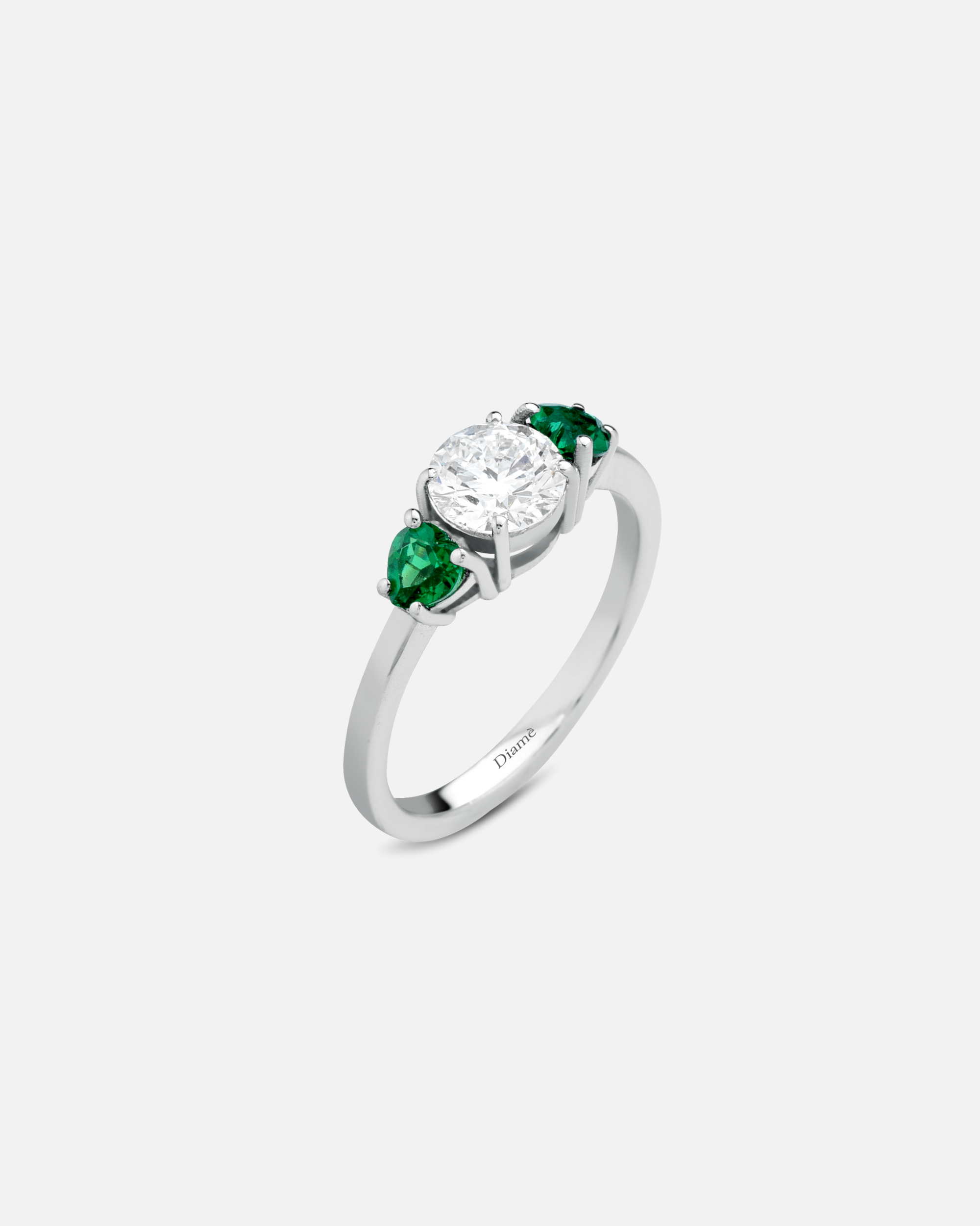 Heartbond Emerald Ring