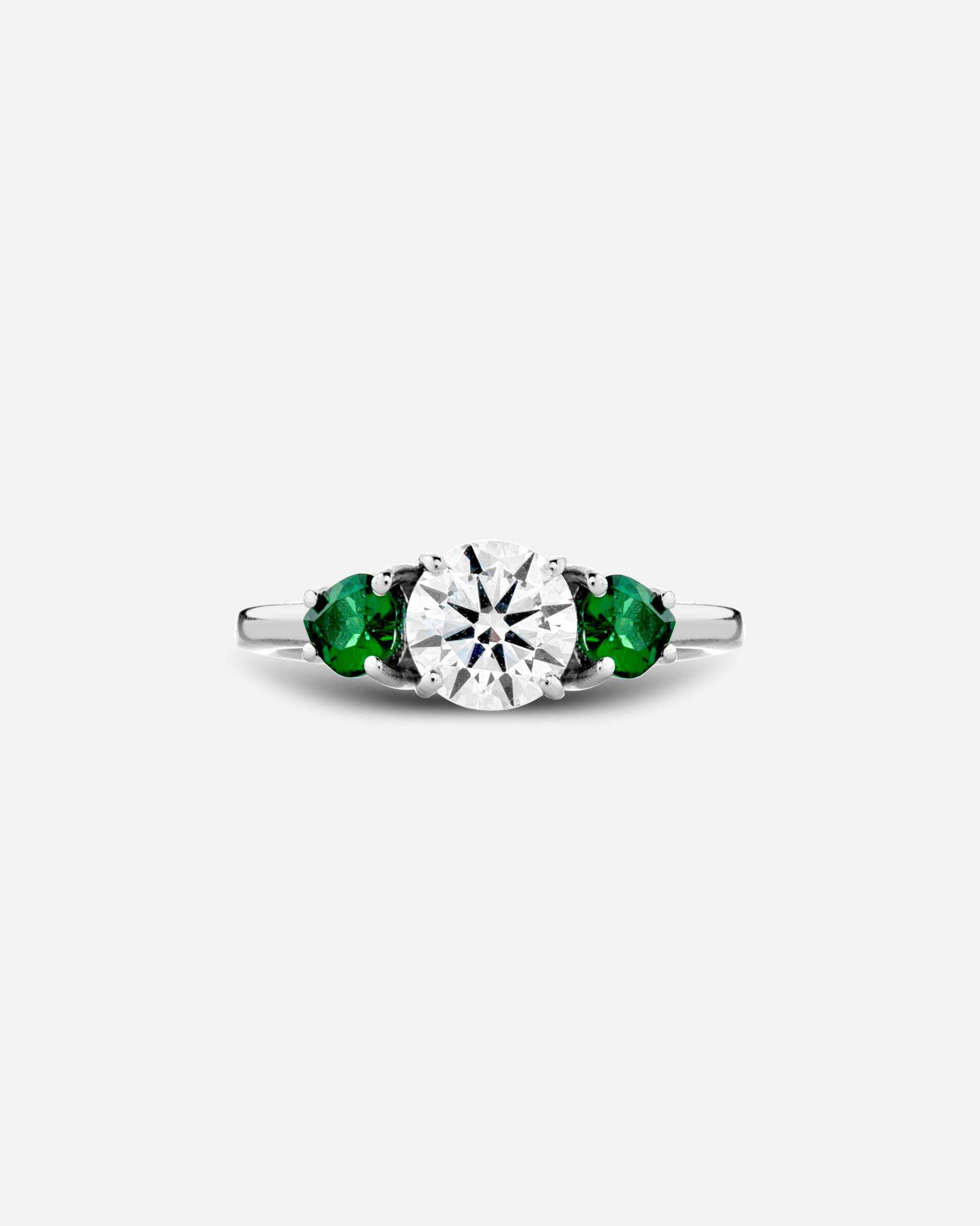 Heartbond Emerald Ring
