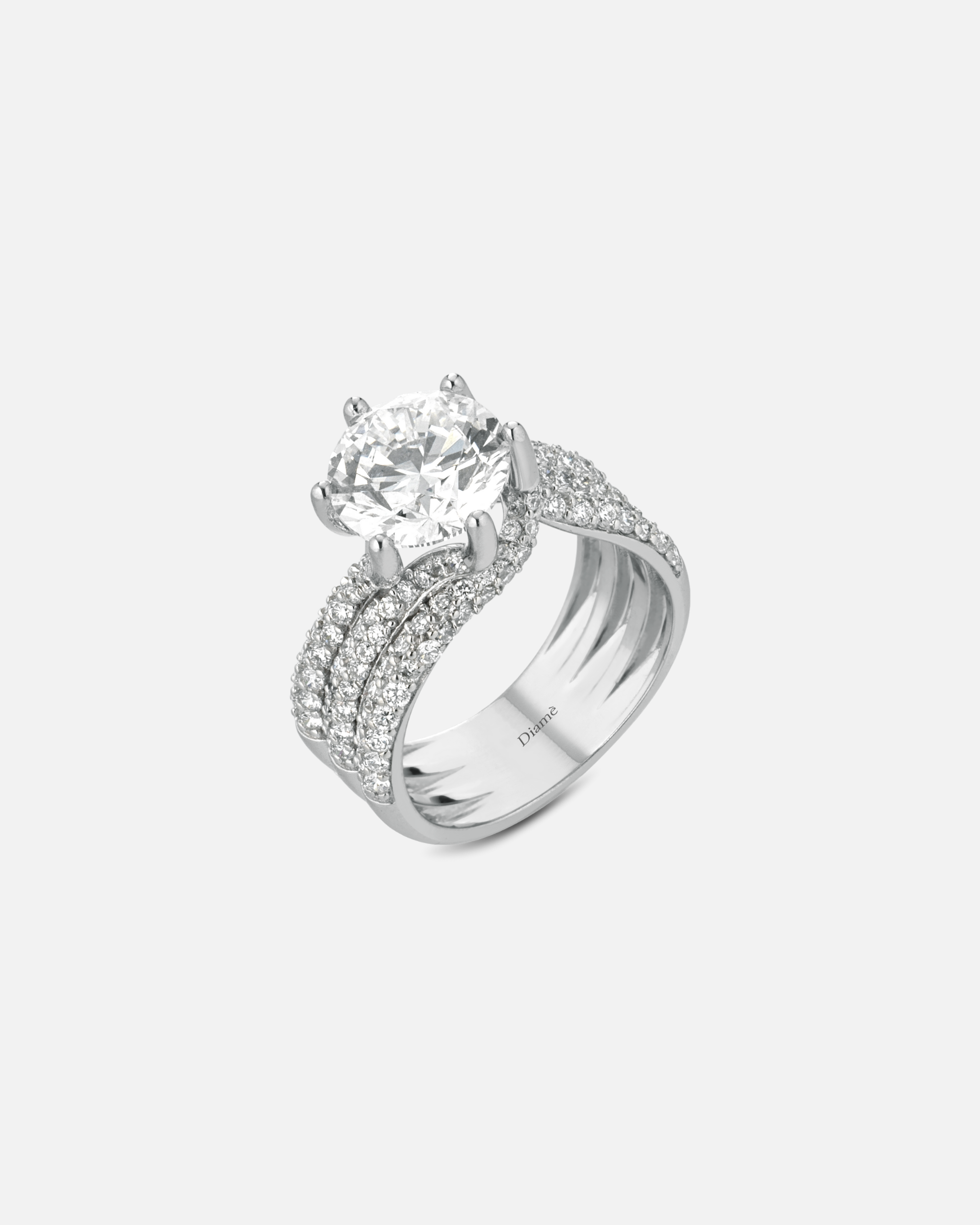 Celestial Pavè Twist Ring