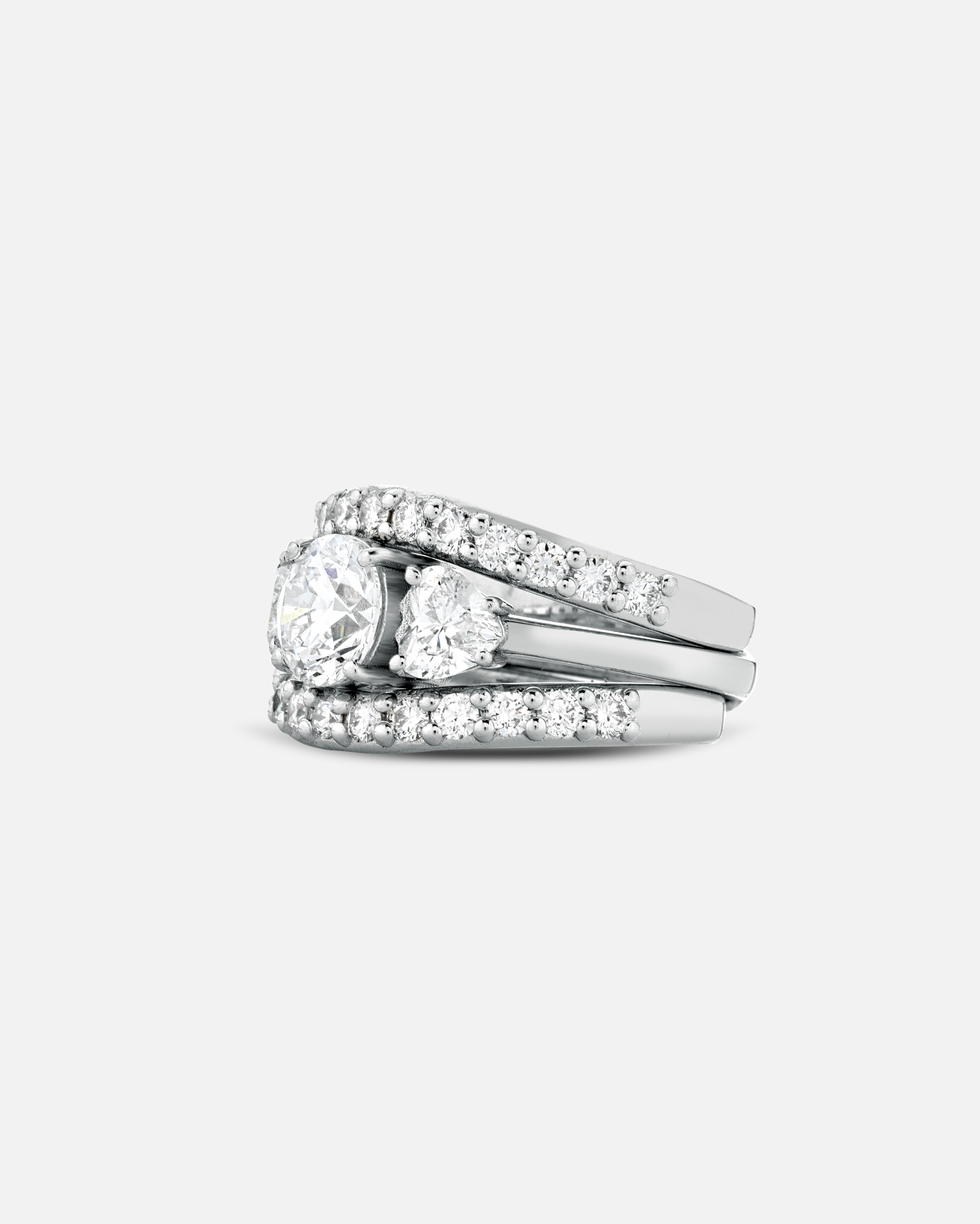 Trinity of Love Diamond Ring