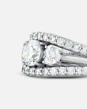 Trinity of Love Diamond Ring