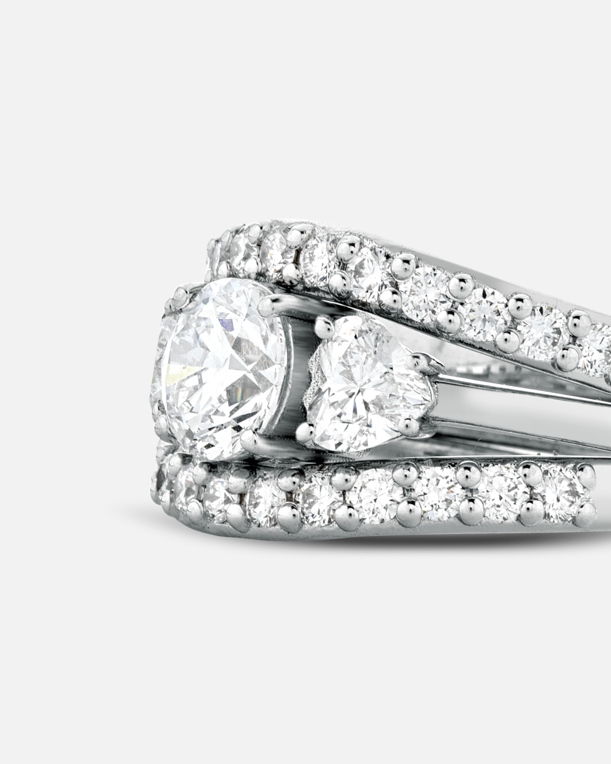 Trinity of Love Diamond Ring