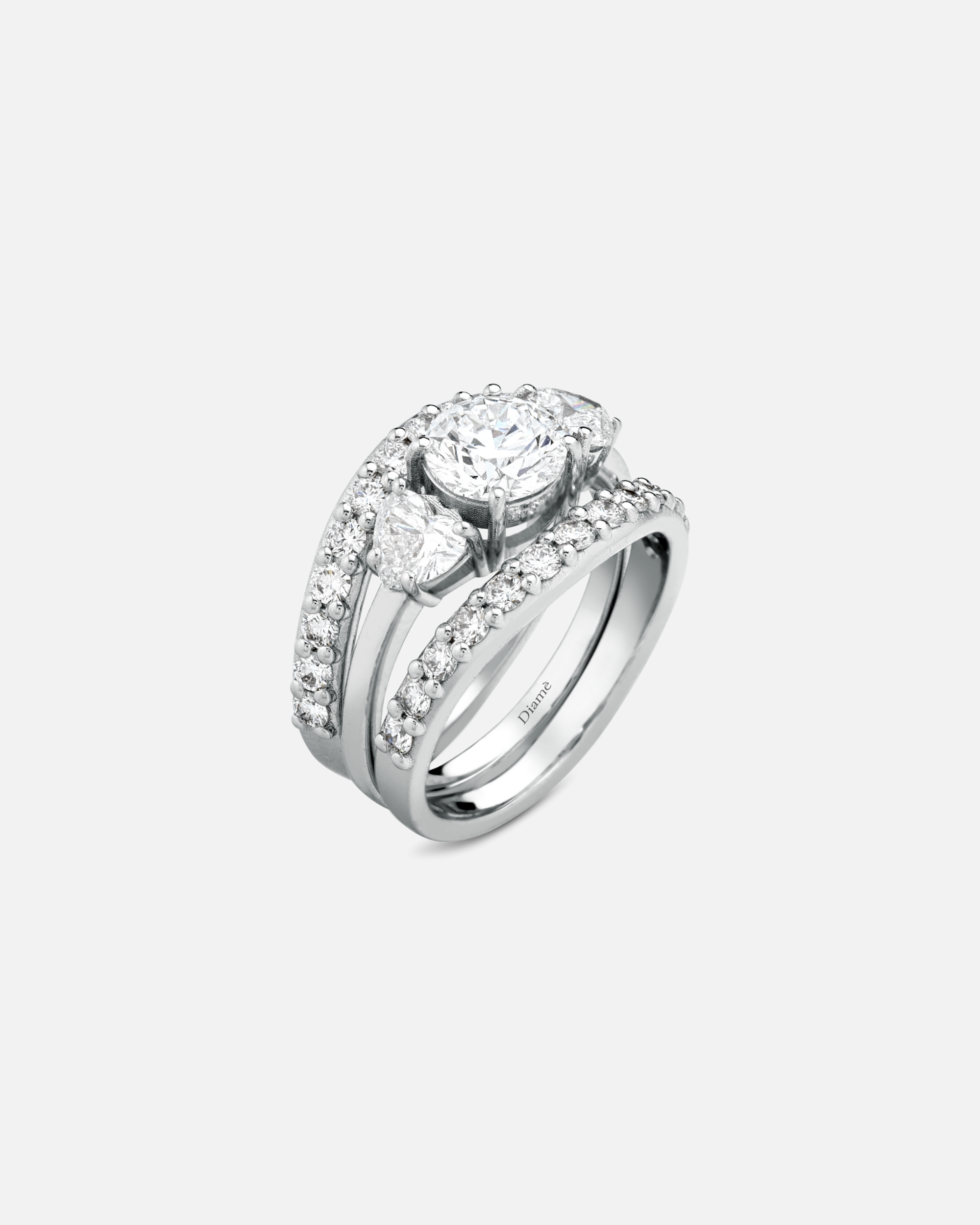 Trinity of Love Diamond Ring