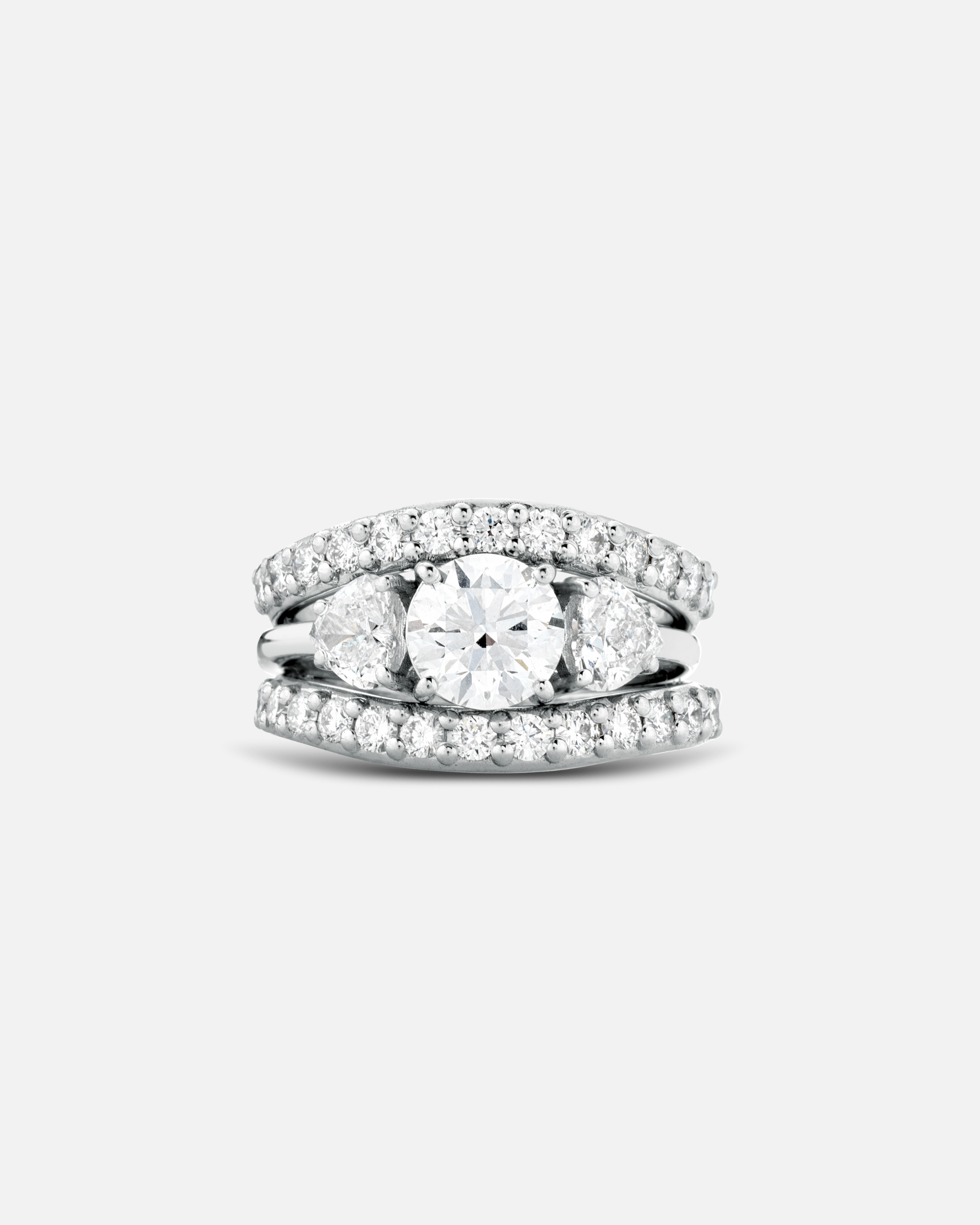 Trinity of Love Diamond Ring