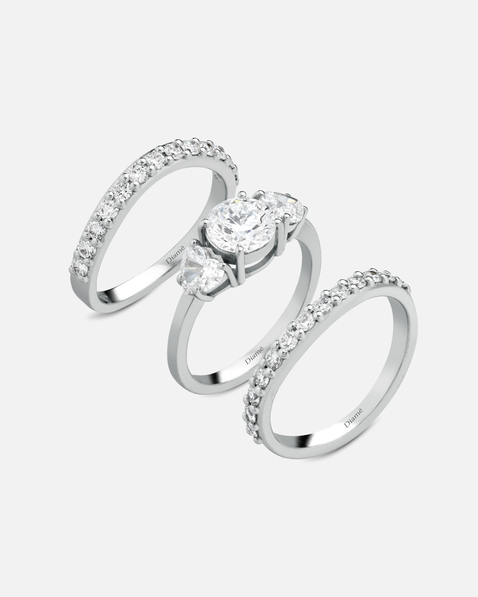 Trinity of Love Diamond Ring